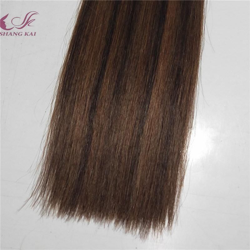 Magnetic Tape in Extensions Human Ponytail Hair Button Tapes in Hair