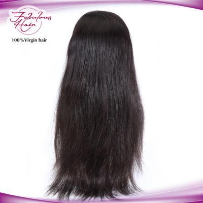 No Tangle No Shedding Straight Human Hair Lace Front Wig