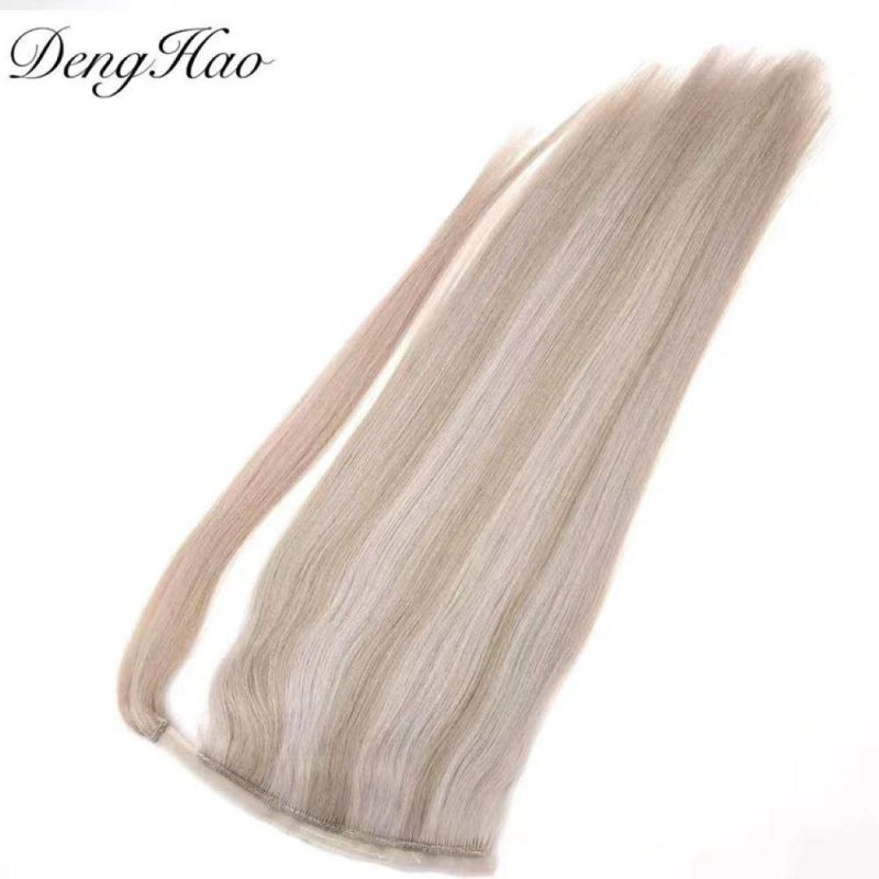 Factory Price 100% Remy Human Hair Ponytail Extension
