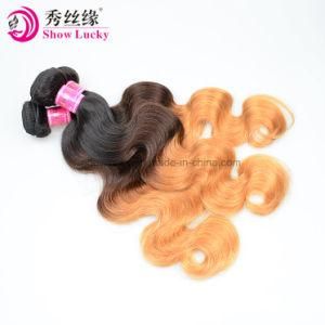 Wholesale Cheap Top Quality Ombre Hair Body Wave Virgin Remy Russian Human Hair Extension