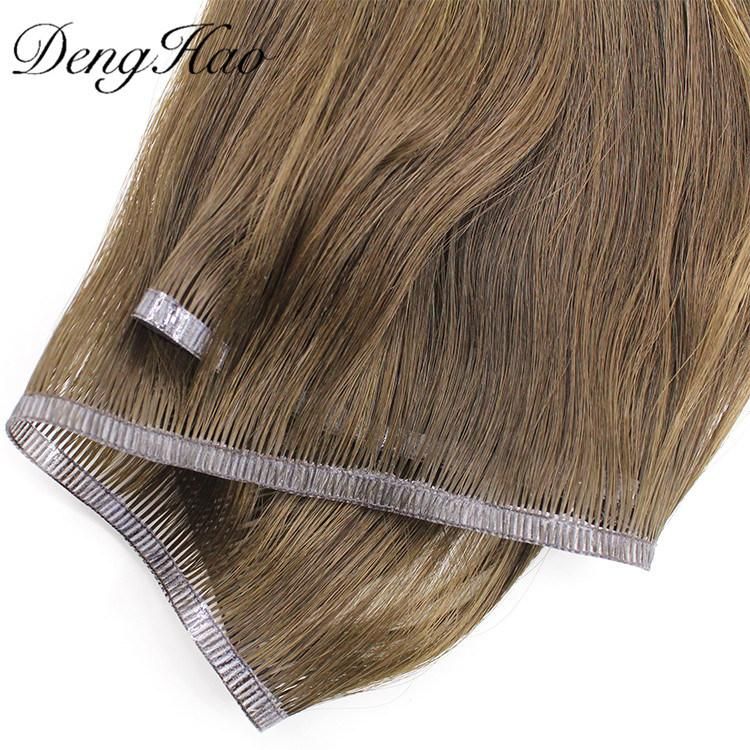 Hot Selling Russian Virgin Hair Human Hair Flat Weft