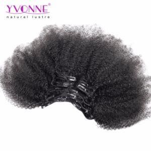 Yvonne Brazilian Human Hair Clip in Hair Extension Afro Kinky Curl