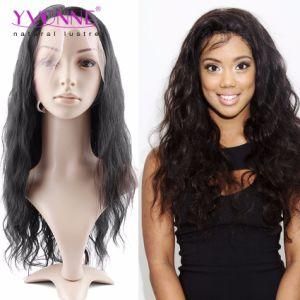 Yvonne Natural Wave Lace Front Human Hair Wigs for Black Women Brazilian Virgin Hair Natural Color Free Shipping