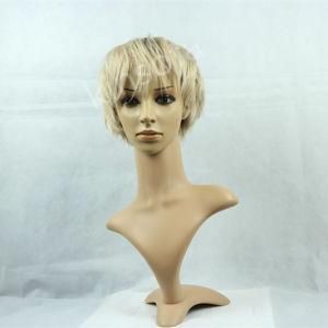 Virgin Indin Hair, Machine Made 100% Human Hair Wigs