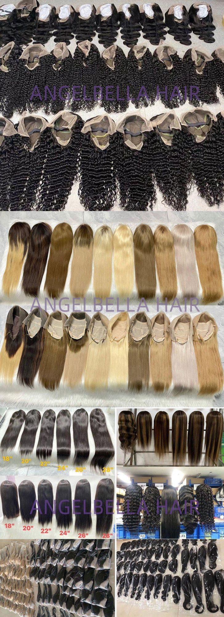 Angelbella Hotsales Human Hair 1b# 613# Virgin Hair Weave