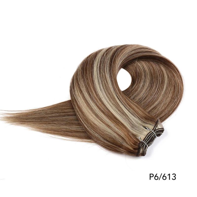Ombre Straight Human Hair Weaves Bundle 10"-30" Blond Brazilian Human Hair Bundles Virgin Remy Hair Extensions