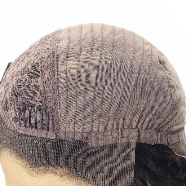 Deep Wave Lace Front Ladies High Quality Black Natural Hair Toupee