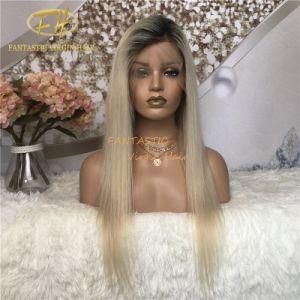 Hot Sell Brazilian/Indian Virgin/Remy Human Hair Full/Frontal Lace Wig with #1b/613