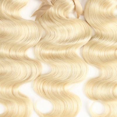 Alinybeauty Wholesale Brazilian Body Wave 613 Human Hair Bundles with Closure