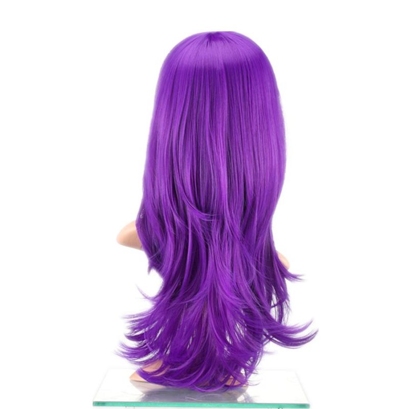 Wendyhair Cheap Synthetic Woman Hair Wig Synthetic Pruple Wig Hair