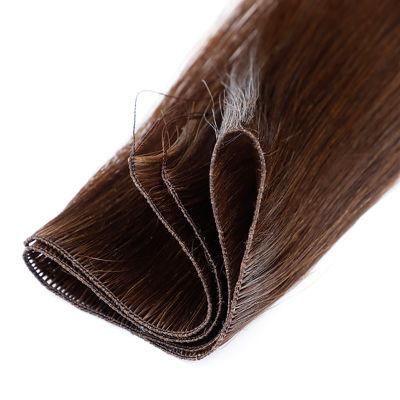 Wholesale Human Hair Extention, Full Cuticle Double Drawn Remy Hand Tied Weft.