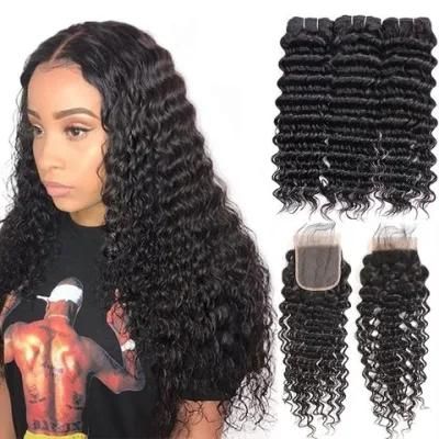 Free Sample Human Hair Bundles Unprocessed Brazilian Hair Weave Bundles Wavy Human Hair Extension for Braid