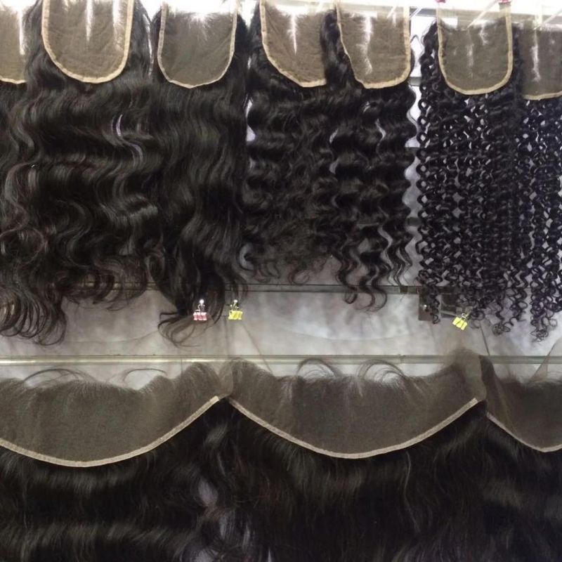 Good Quality Lace Closure Wigs Packet Hair with Human Hair Closure