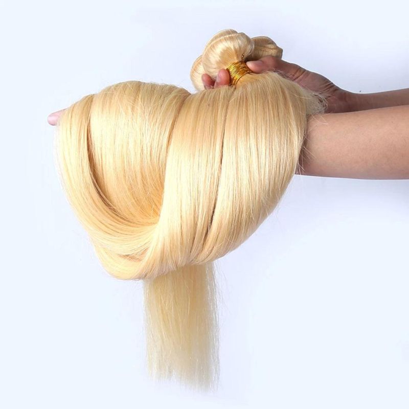 613 Honey Blonde Bundles Brazilian Hair Weave Bundles Strong Weft Straight Human Hair Bundles Extensions Remy