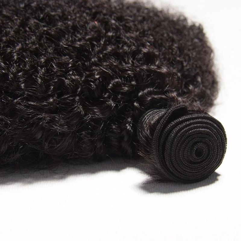 Kbeth Afro Kinky Human Hair Extension Puffy Weaving for Black Women Custom Short Remy 100% Virgin Brazilian Hair Weft Wholesale