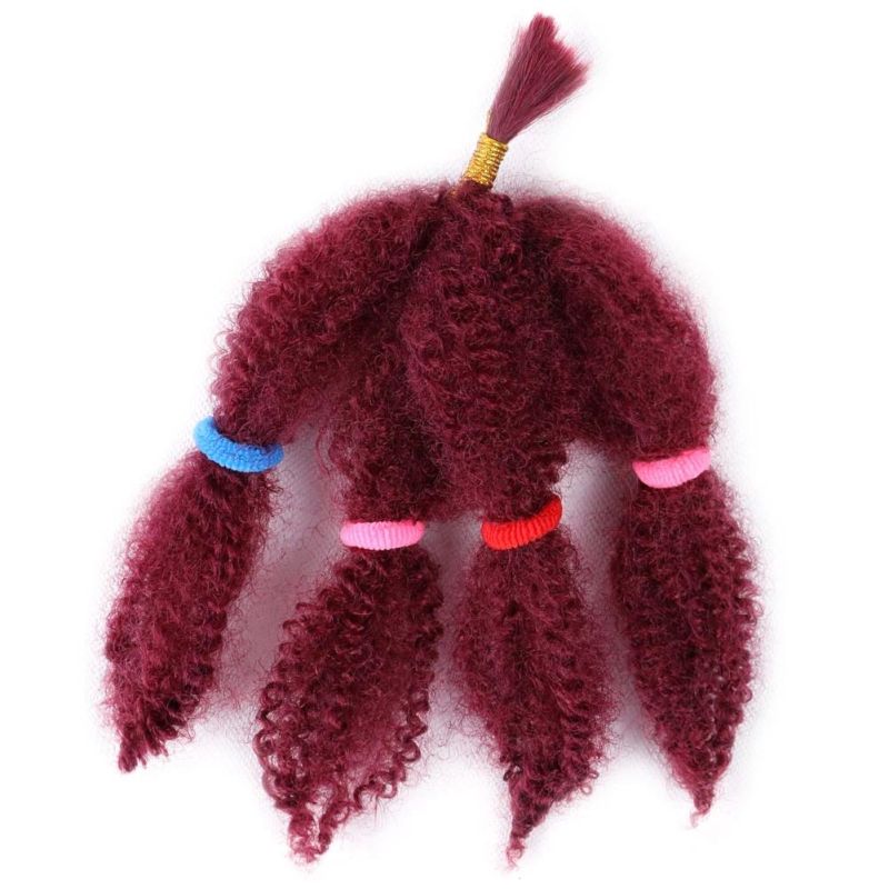 5PCS/Set 10" Afro Marley Kinky Curly Braids Hair Crochet Twist Braiding Hair