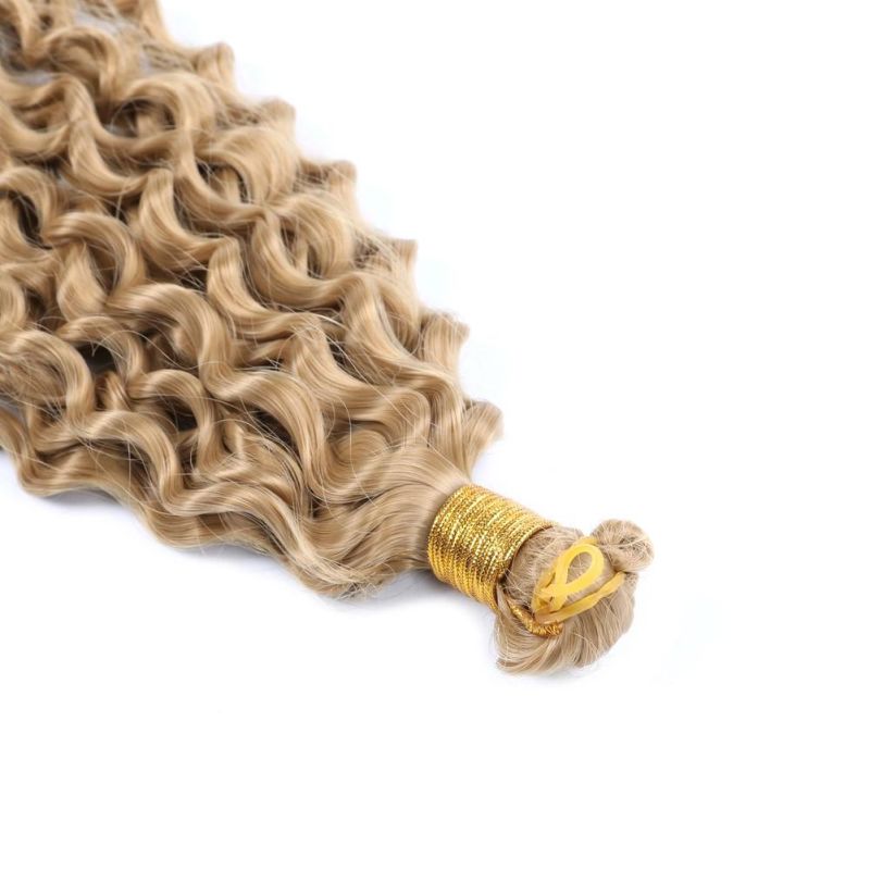 Chinese Dreadlocks Water Wavy Bulk Hair High Temperature Fiber Hair Extension
