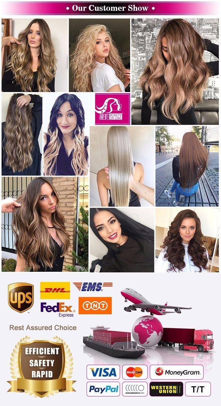 Top Quality 8A Double Drawn Trade Insurance Brazilian Remy Human Hair Weft