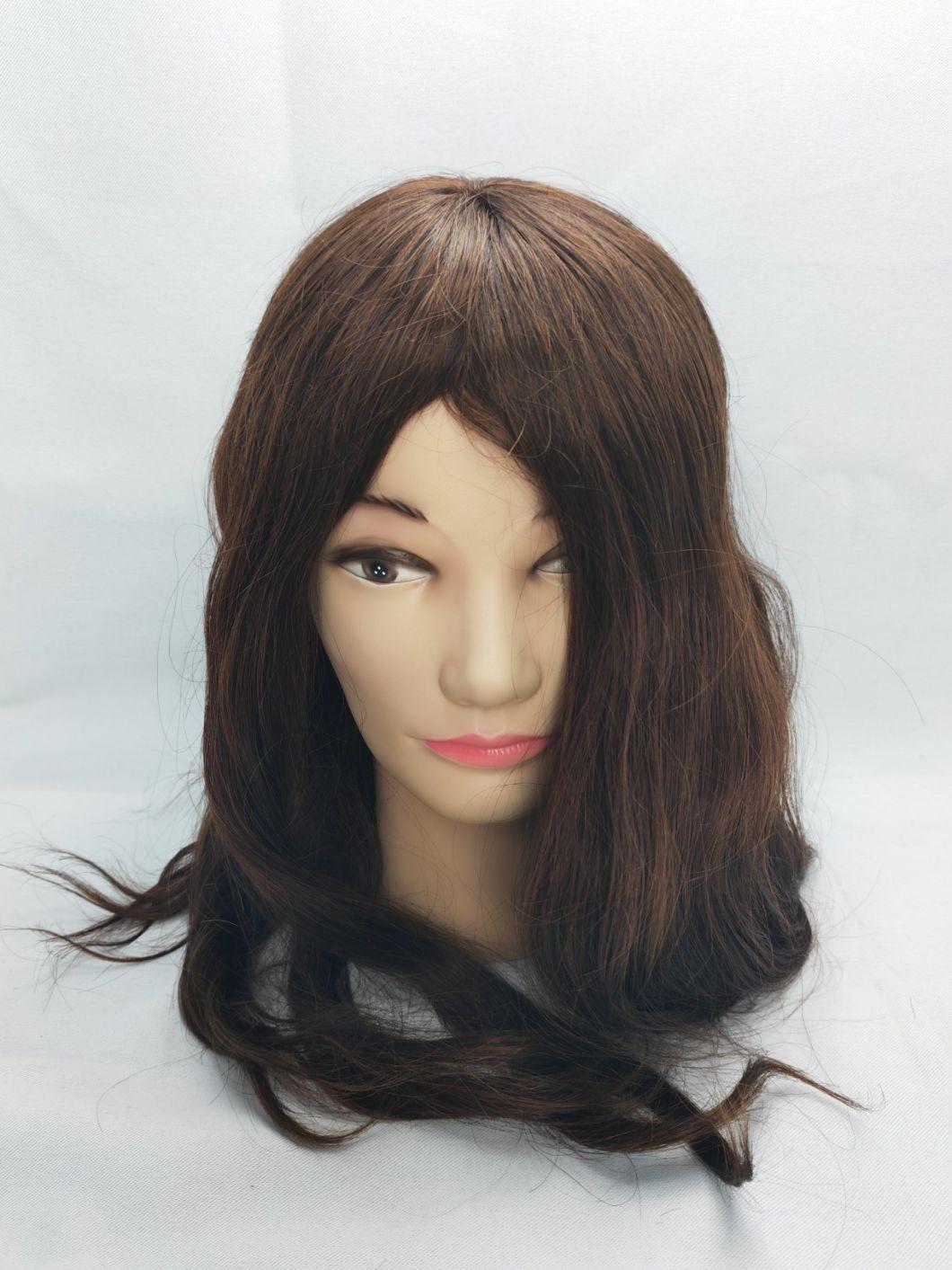 2022 Most Comfortable Human Remy Hair Integration Made of Fish Net and Swiss Lace Toupee