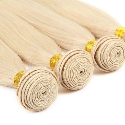 10A Wholesale 100% Human Hair Bundles Ombre 613 Straight Hair Weft