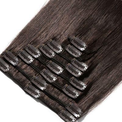 Full Head 7PCS Clip in Human Hair Extension Human Hair Extension (AV-CH80-14-2)
