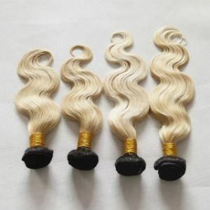 28&quot; Bw Hair Closure Non-Remy Human Hair Weft #613 Blond Hair