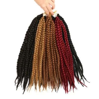 14&prime; &prime; Inch Synthetic Box Twist Braiding Hair Extension