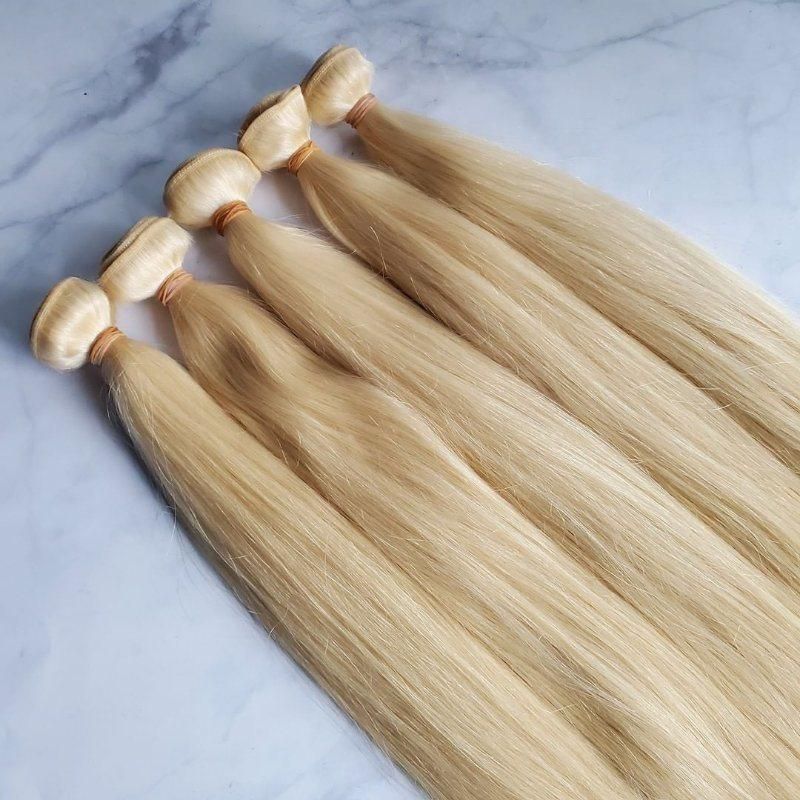 100g Straight Hair Weft Extension Black Brown Blonde 100% Real Brazilian Hair Sewing Machine Weave Extensions Human Hair Weft