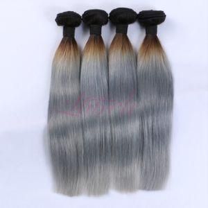 100% Brazilian High Quality 1b Grey Hairs with Full Cuticle