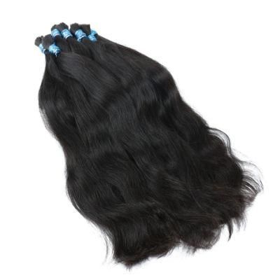 20inch 100% Human Braiding Hair Bulk Machine Made Remy Straight No Weft Bundles Natural Braiding Hair Extensions