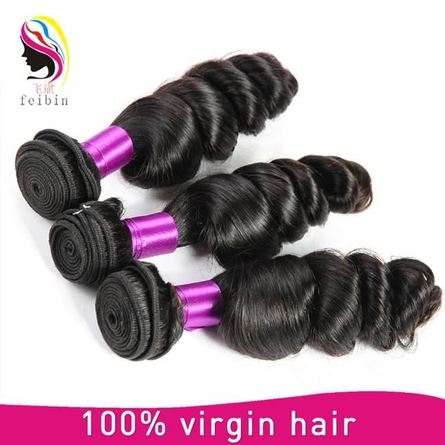 Popular Unprocessed Human Remy Brazilian Hair Loose Wave Hair Extension