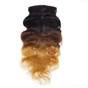 Brazilian Body Wave T1b/4/27 Clip-in 100% Human Hair