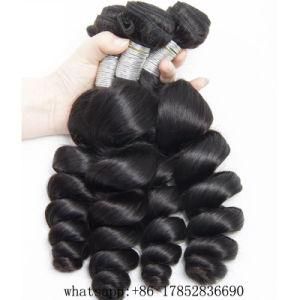 10A Wholesale Human Virgin Hair Brazilian Iaian Human Peruvian Loose Wave Hair Weft Extension Natural Color Hair Weft