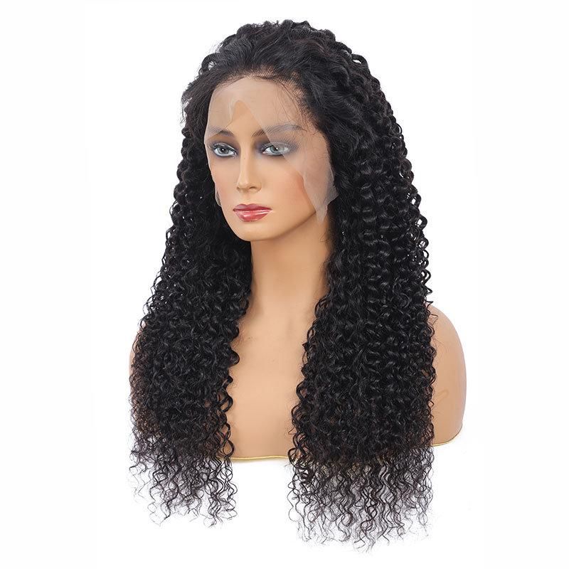 Kbeth Human Hair Wig for Brailian Black Women Hot Selling 100% Virgin Custom Human Hair HD 360 Lace Deep Kinly Curly Style Pre Plucked Frontal Lace Wig Vendor