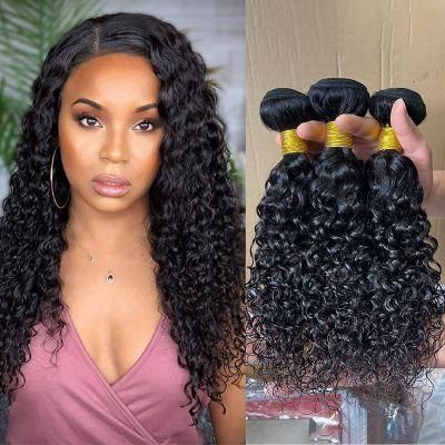 Kbeth Water Wave Human Hair Bundles with Closure, Wholesale Hair Bundles Raw Indian Hair Cheap Human Hair Bundles China Factory