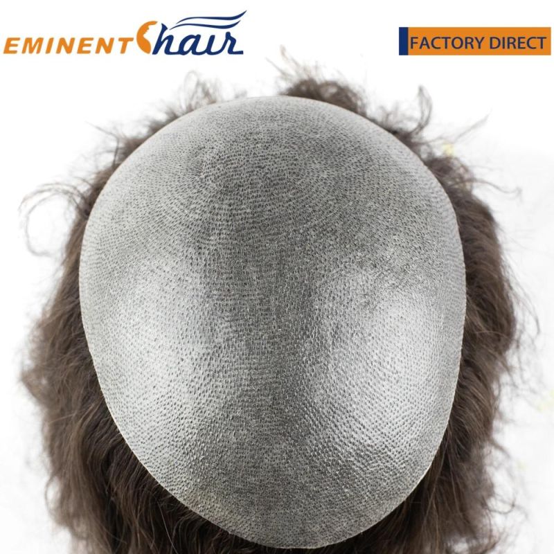 Light Wavy Super Thin Skin Toupee for Women