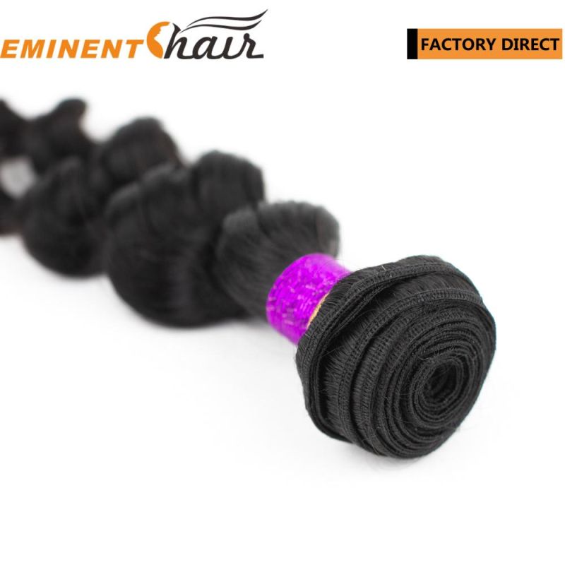 Brazilian Hair Natural Black Wavy Human Hair Extensions