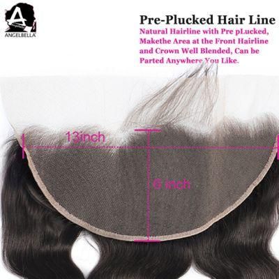 Angelbella Pre Plucked Lace Frontal Natural Hairline Lace Frontals with Baby Hair