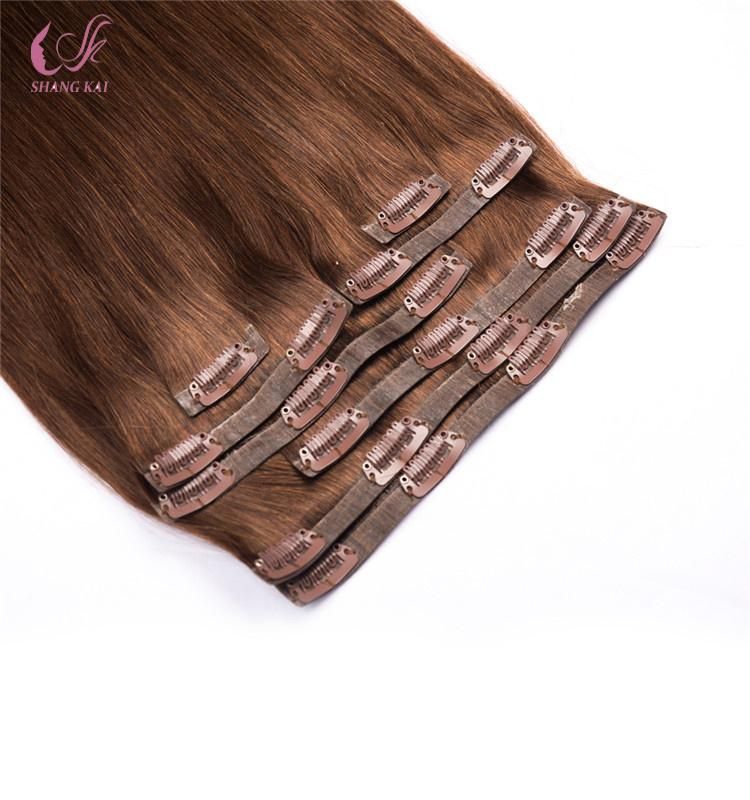 Seamless PU Skin Weft Clip in Hair Extension