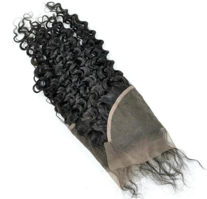 Virgin Human Hair Lace Frontal at Wholesale Price (Curly)