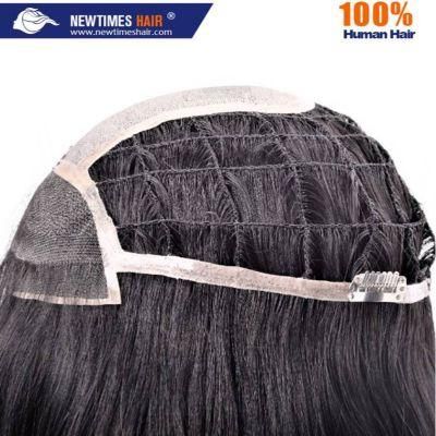 Custom Ladies Braided PE Line Integration Hair System with Mono Top