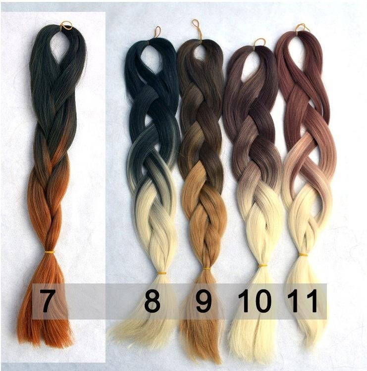 100% Kanekalon Made Jumboo Braids Synthetic Hair