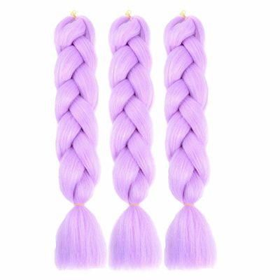 Wholesale Hair Synthetic Hair Braids Single Color Brading Hair Extension