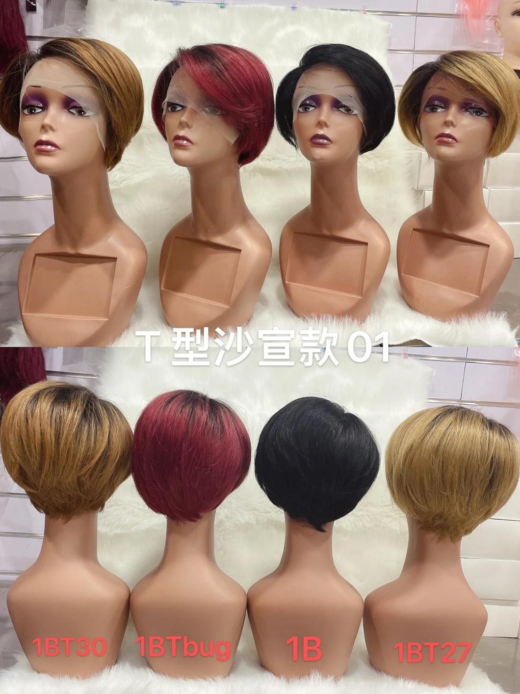 Best Selling Products Human Hair Color Ombre T Part Lace Wigs