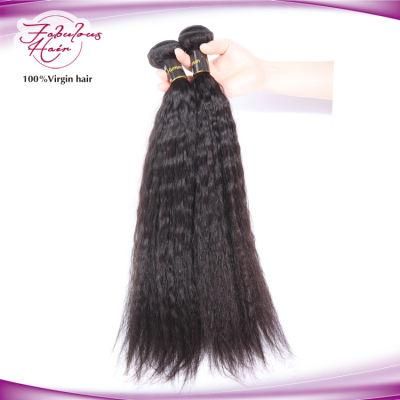 Kinky Straight No Chemical Processed Brazilian Virgin Remy Hair Bundles