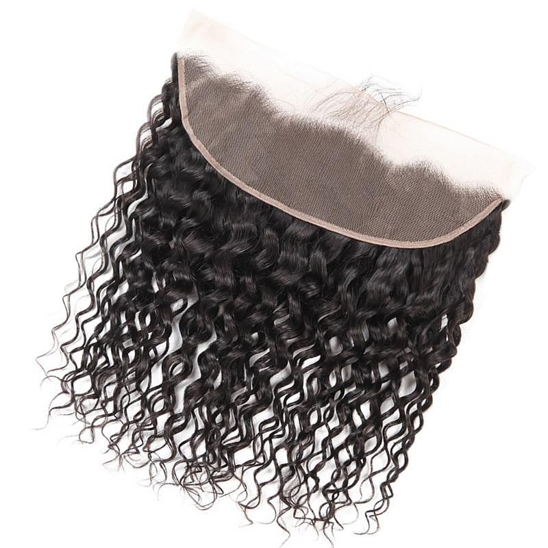 Kbeth Water Wave 13*4 Transparent HD Lace 16 Inch Closure Cheap Price Toupees From China Xuchang Factory in Stock