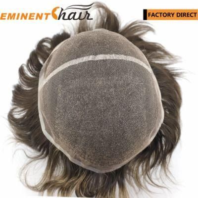 Instant Delivery Full Lace Human Hair Hairpiece for Men