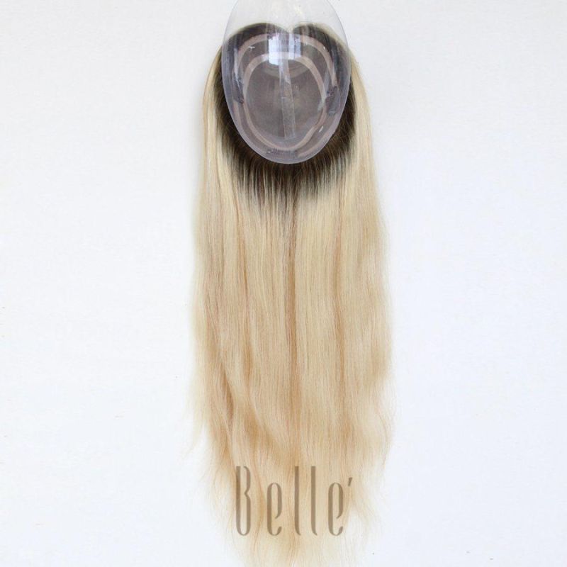 100% Top Quality Virgin Hair Comfortable Mono Toupee