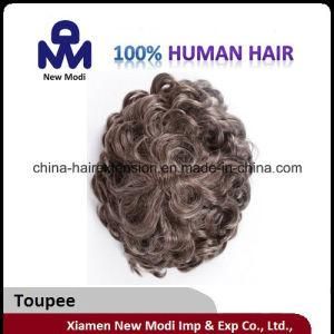100% Brazilian Virgin Human Hair Toupee Hair