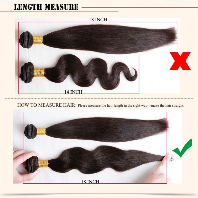 Top Quality Body Wave Hair Pieces Raw Human Hair Brazilian Hair